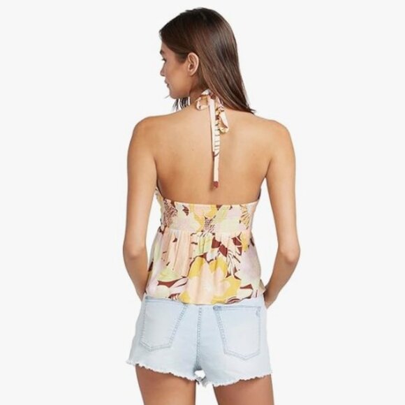 Volcom Women's Oh Lei Halter Neck Cami Top size medium - Picture 3 of 9